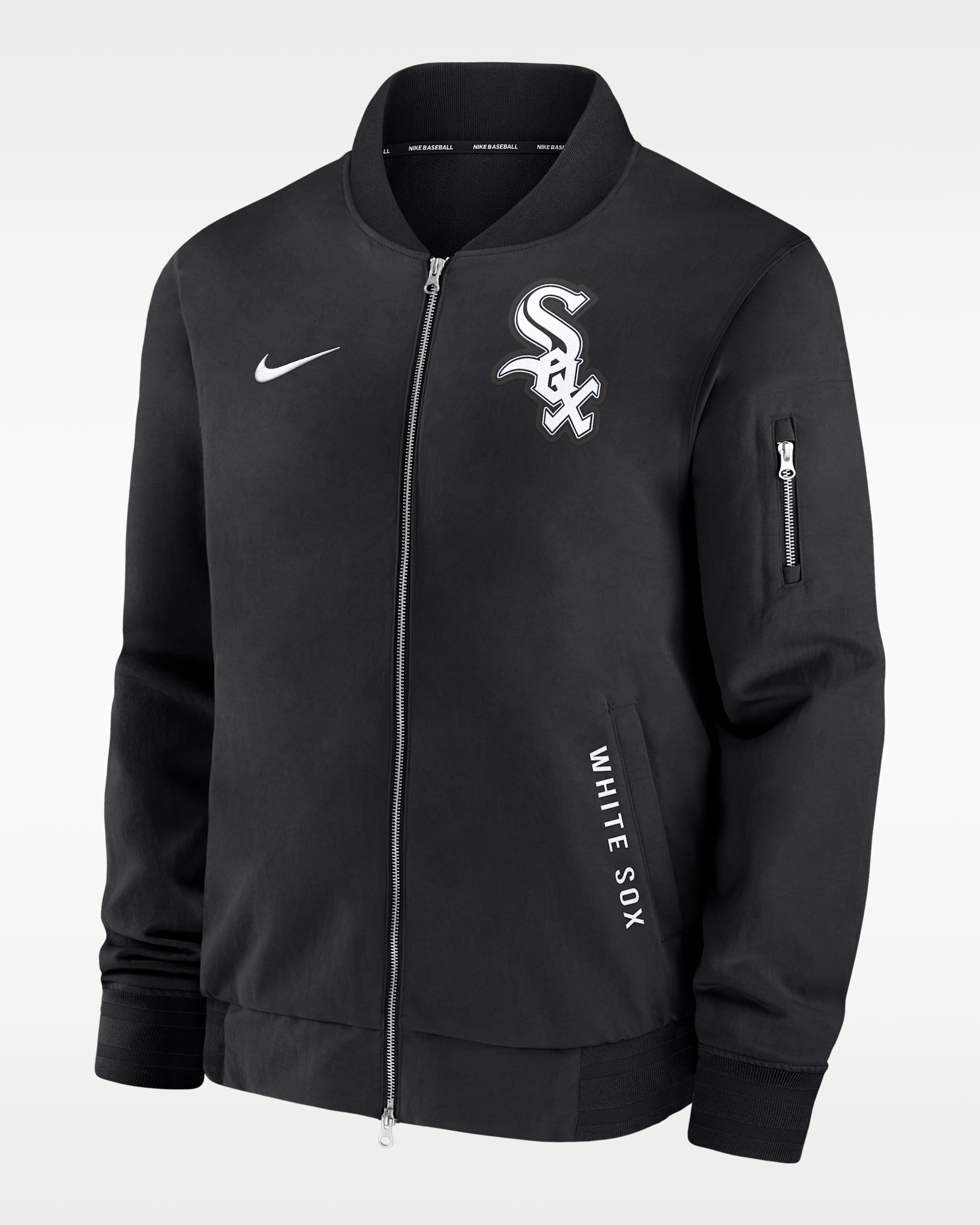 NIKE MLB ホワイトソックス ジャケット Chicago White Sox Authentic Collection Dugout Men's Nike MLB Full